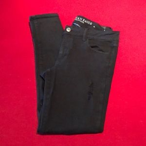 American Eagle Black Jeggings Long